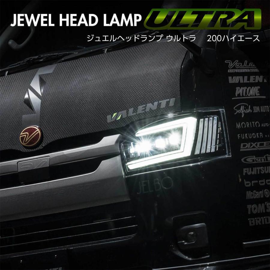 ヴァレンティ（VALENTI） HL200A-CB-4 ジュエルヘッドランプ ウルトラ