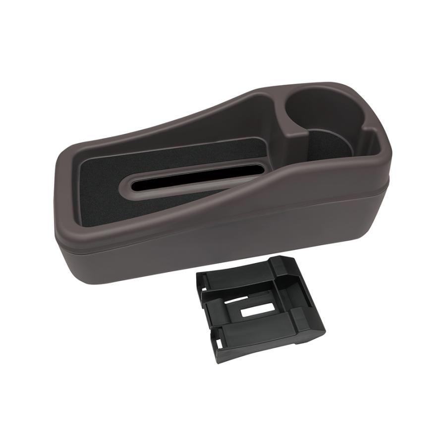 ヤック コンソールボックス PF-421 ベンチシートオーガナイザー 小物入れ 収納ケース 小物 収納 収納ボックス ドリンクホルダー スマホ | YAC（自動車用アクセサリ） | 01