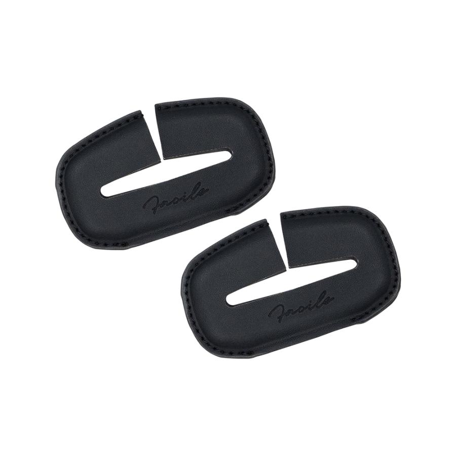 ヤック Facile シートベルトバックルカバー PF-426 シートベルト バックル カバー 2枚入り 装飾 カスタム アクセサリー ブラック レザー | YAC（自動車用アクセサリ） | 01