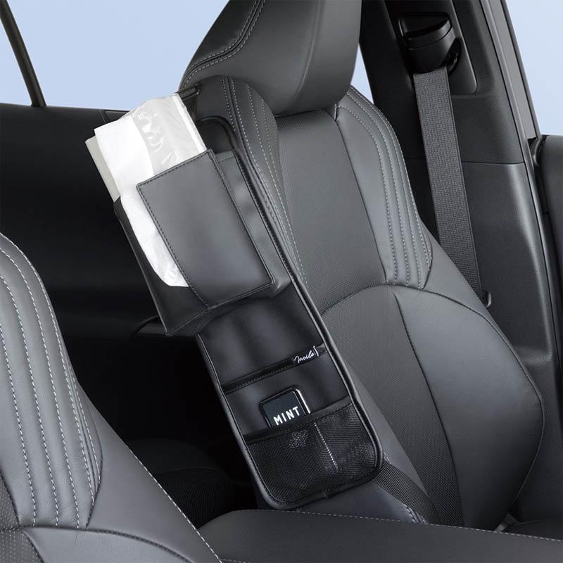 ヤック ショルダーポケット フック付き 収納 スマホ ティッシュ インテリア 小物 内装 車内用品 YAC PF-429 | 槌屋ヤック | 03