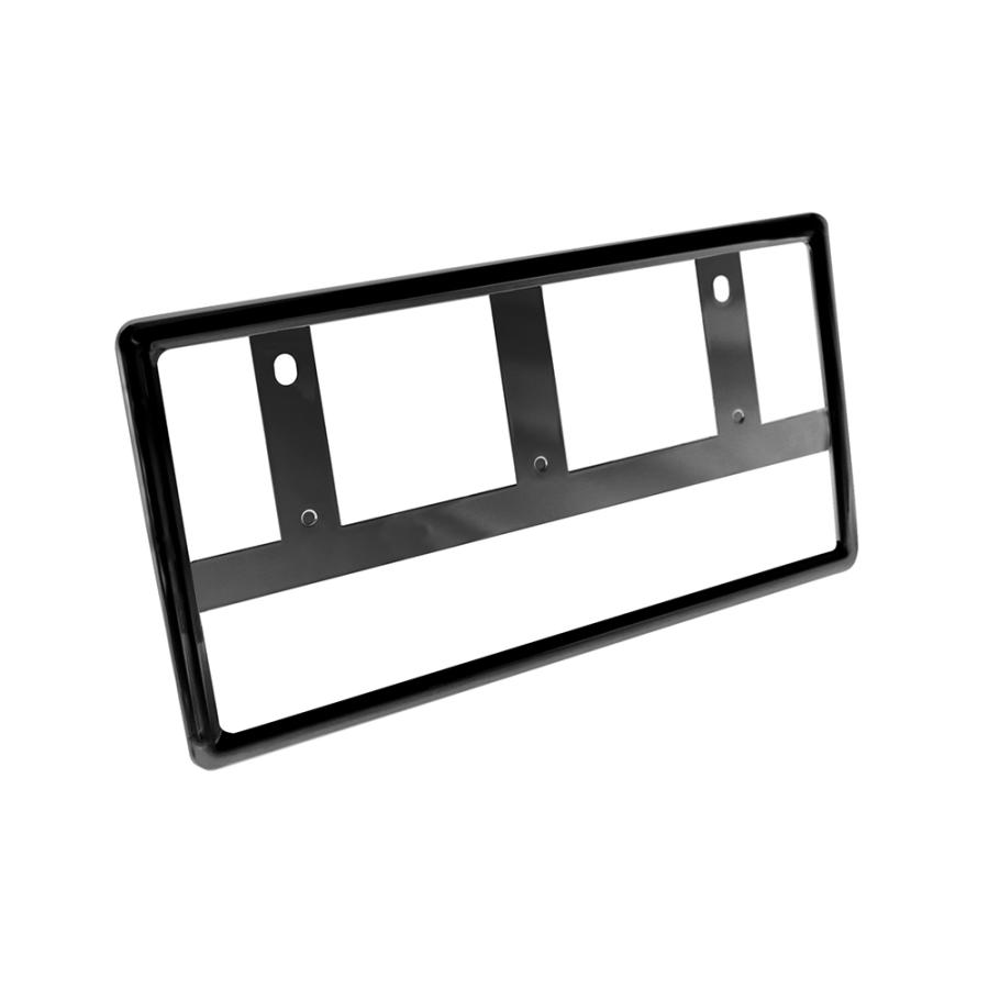 ヤック ナンバーフレーム PF403 2個セット ブラック 1枚入り 図柄入りナンバーに最適！ PF-403 | 槌屋ヤック | 02