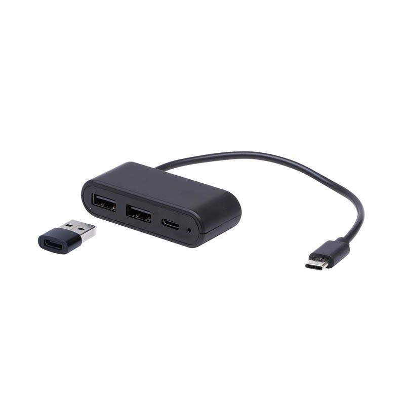 ヤック Type-C増設ポート セパレート 通電モニターランプ付き ブルー光 USBポート USB Type-A Type-C 変換アダプタ付き TP-233 | 槌屋ヤック | 05