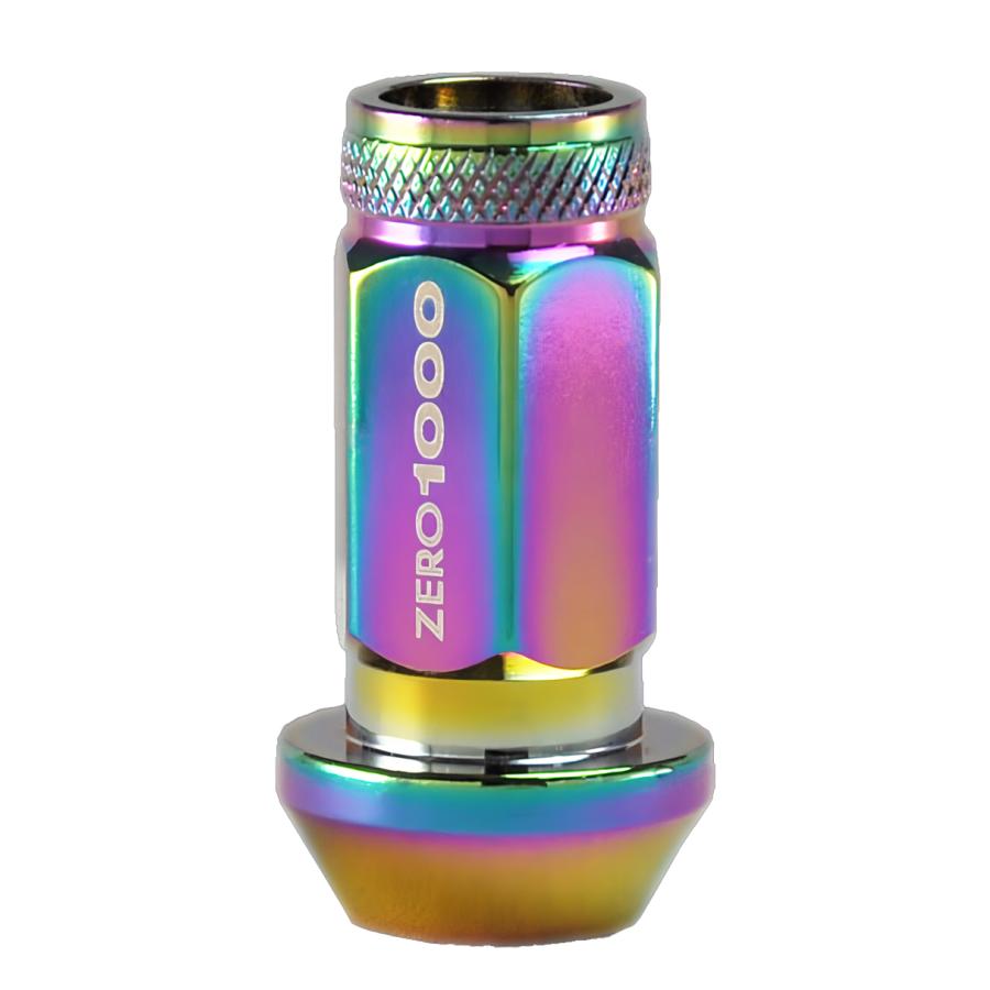 ZERO-1000 レーシングナット 707-B003 45mm 貫通ナット 16個入り M12×P1.5 (21mm 1.5) ホイールナット クロモリ | 零1000 | 01
