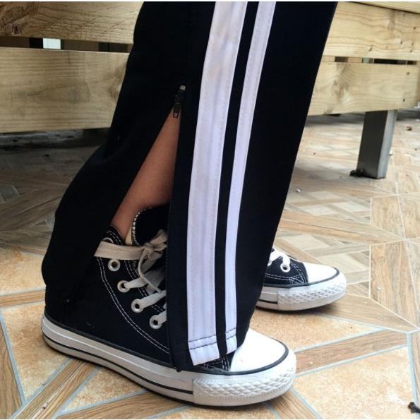 ジャージ スリット スウェットパンツ ライン サイドライン レディース 裾広 ゆったり 大きい ボトムス パンツ ジッパー ポイント消化 A101 Blanche Yahoo 店 通販 Yahoo ショッピング