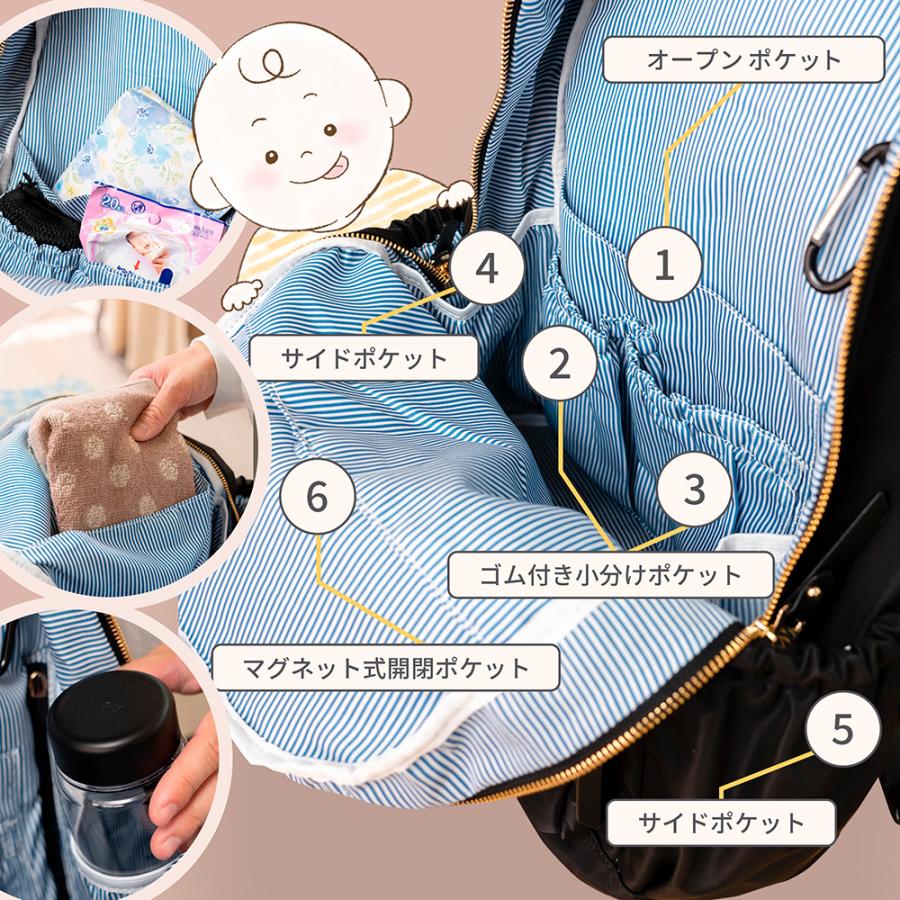 emilino ナイロンリュック マザーズリュック マザーズバッグ 20L emilino ナイロンリュック マザーズリュック マザーズバッグ 20L