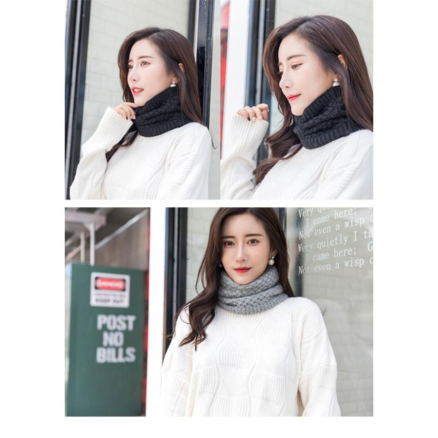 スヌード ネックウォーマー ニットスヌード マフラー リングマフラー 襟巻き ユニセックス 秋冬 防寒 裏起毛 カップル ふんわり 暖か 単色 ペア 人気 登山 女子 C Scf Creezy 通販 Yahoo ショッピング