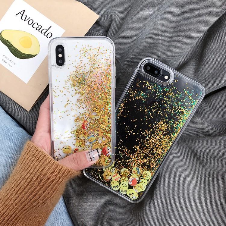 Iphoneケース Iphone11 11pro Max Iphonexr Xs X Iphone 8 Plus 7 スマホケース 流砂 ラメ 顔文字 アイコン ゴールド 可愛い キラキラ 萌え 透明 グリッター Tpu C Smp 0014 Creezy 通販 Yahoo ショッピング