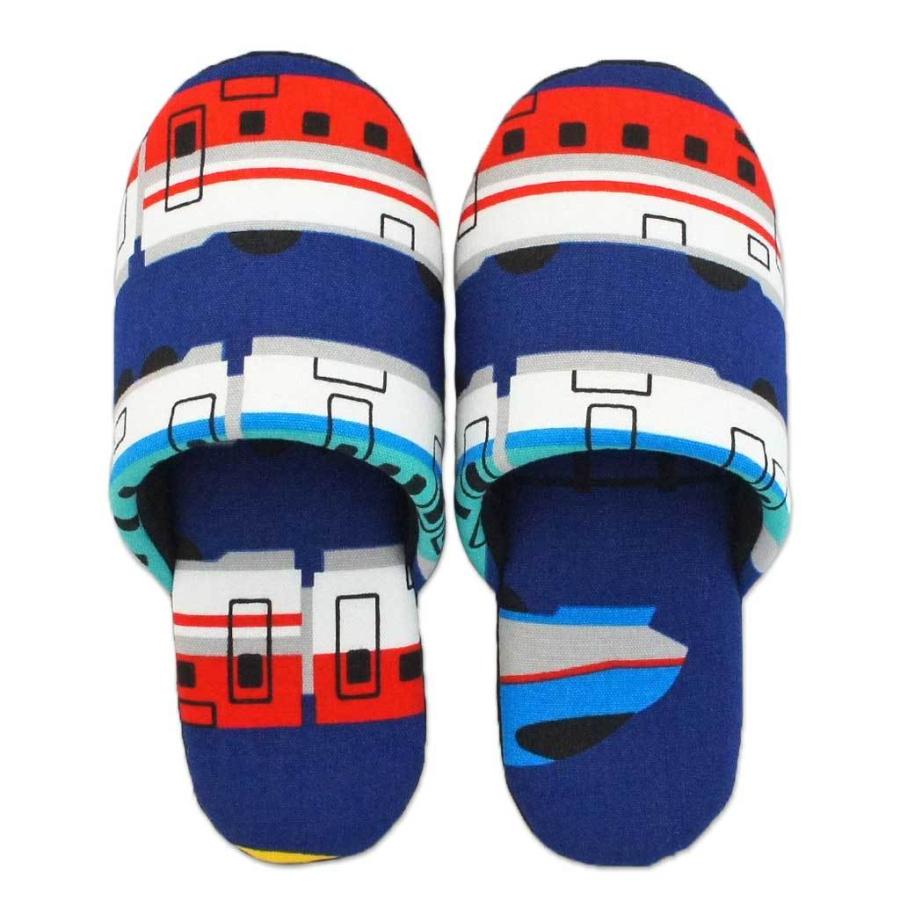 子供用 スリッパ ビッグトレインソフト メーカー在庫限り品 cm 日本製 ハキハキ工房 電車 洗える かっこいい 静音