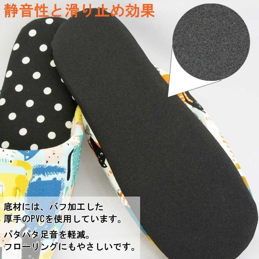 スリッパ かわいい ネコドットソフト Fサイズ 約24 5cmまで 日本製 洗える 静音 ねこ かわいい カラフル 水玉 ハキハキ工房 クレオ Catdot Soft ハキハキ工房 クレオのスリッパ 通販 Yahoo ショッピング