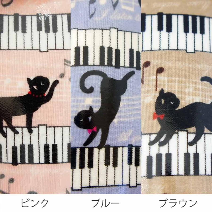 スリッパ 洗える メロディキャッツビニール外縫い Mサイズ 約24cmまで 日本製 ゆったり 洗える 猫 音楽 ピアノ 台所 水まわり 耐水 職人｜creo｜09