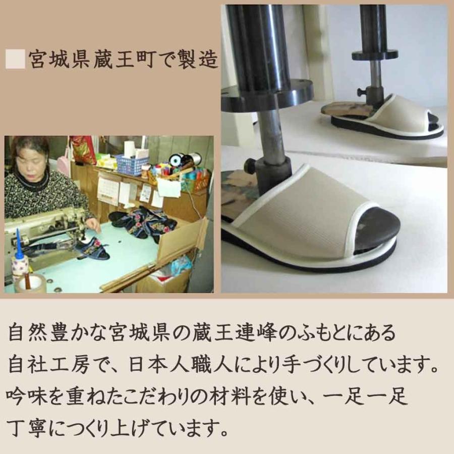 健康サンダル メンズ レユールサンダルLサイズ 約25.5cmまで 日本製 足ツボ 玄関 ベランダ メンズ 職人 ハキハキ工房