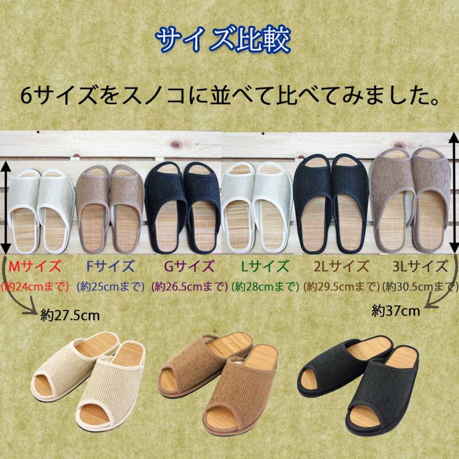 スリッパ 竹踏み Dセノーテモール Fサイズ 約25cmまで 日本製 土踏まず