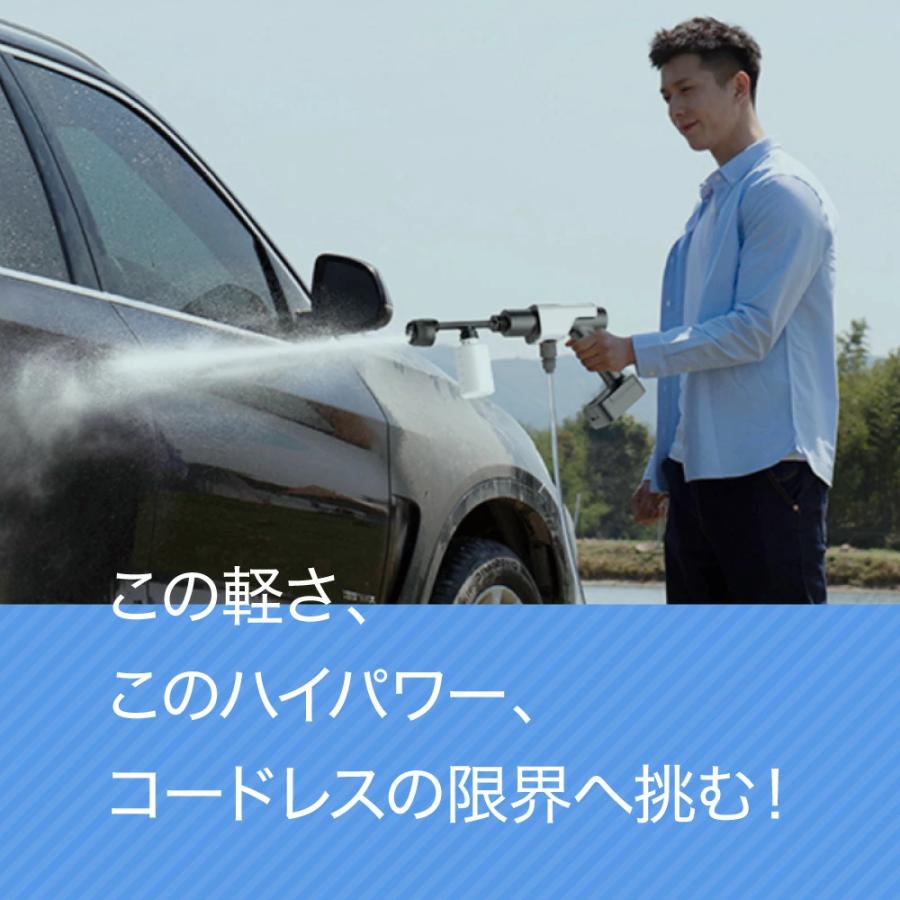 テレビで話題＞コードレス 高圧洗浄機 ワンダーショット 洗浄機