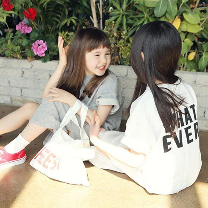 子供服 ワンピース 春 夏服 親子 ママ 95 綿 半袖 女の子 カジュアル ナチュラル おしゃれ 服 今年の新作から定番まで 韓国 可愛い 通園 子供 中学生 大人っ 小学生 幼稚園 通学
