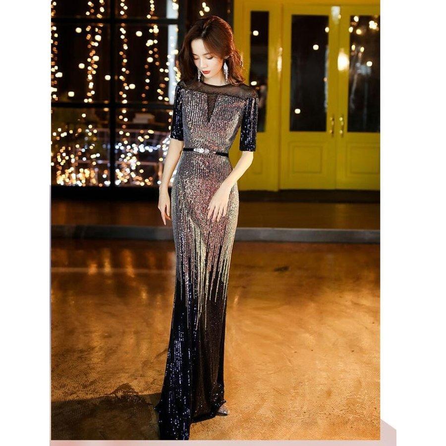 オンラインストア価格 マーメイドドレス 袖あり ロング丈ドレス ウエディングドレス パーティードレス 結婚式 フォーマル キラキラ 二次会 お呼ばれ 上品 大人 披露宴 発表会 演出会 ショップ Www Superavila Com