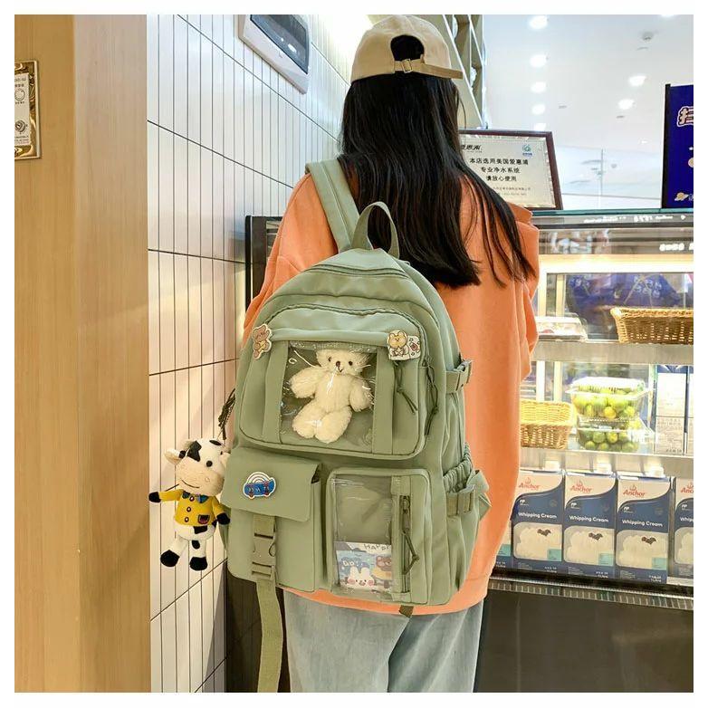 リュック 韓国 リュックサック レディース 女子 通勤 通学 大学生 パソコン 可愛い かわいい 大容量 高校生 防水 軽量 女子 おしゃれ シンプル 女の子 中学生 Sw0601c0466 Creostore 通販 Yahoo ショッピング
