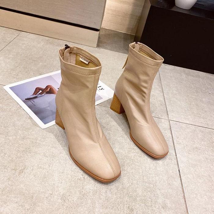 割引クーポン ショートブーツ レディース 秋冬新作 疲れない 歩きやすい スエード ローヒール ショート 靴 厚底 シューズ 黒 ブーティー カラー ブラック Turningheadskennel Com