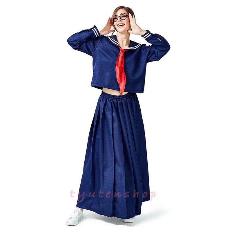 コスプレ ハロウィン 海軍風セーラー服 レディース 学生制服 かわいい コスチューム 大人用 キャラクター服 仮装 ステージ服 演出 学園祭 セーラー服 サイズ S