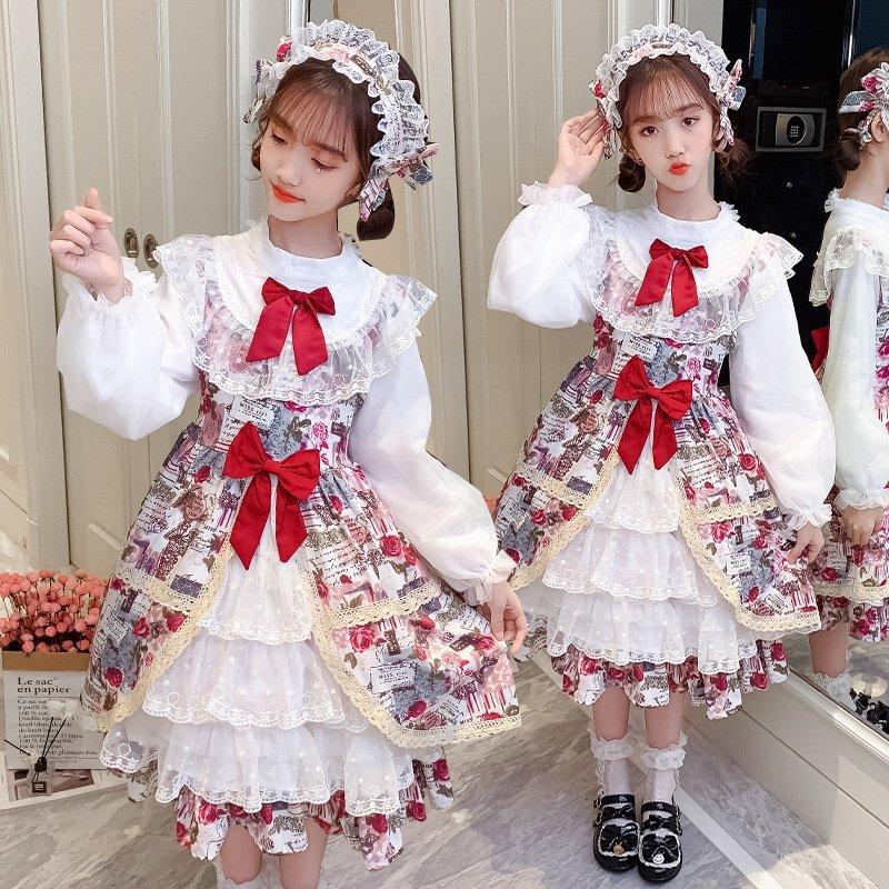 大人気新作 可愛い おしゃれ お姫様 ジュニア 女の子 韓国こども服 秋 長袖 子供服 キッズワンピース 結婚式 演奏会 卒業式 入学式 ワンピース チュニック Size 160 Www Bouwmaterieel Benelux Nl