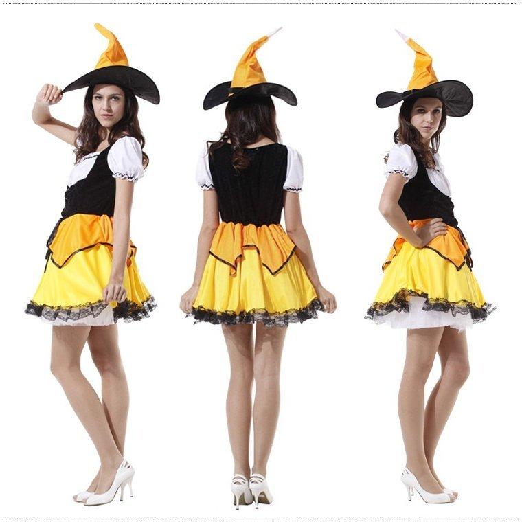 大人用 女性用 ハロウィン衣装 女巫 キャラクター衣装 楽器 手芸 コレクション まじょ メルヘン ウィッチガール まじょ 魔女 ハロウィン コスプレ レディース 衣装 仮装 イベント Wm0918a273 ハロウィーン ガールズ Creostore