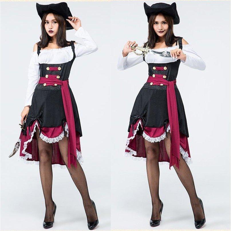 満点の 女性用 大人用 ハロウィン衣装 海賊帽り付 ジャック船長パイレーツオブカリビアン 女海賊 ハロウィン ハロウィーン ガールズ レディース コスプレ 衣装 キャラクター衣装 欠品の場合はメールにてご連絡いたします ご了承ください はい 了承済み Florestasa