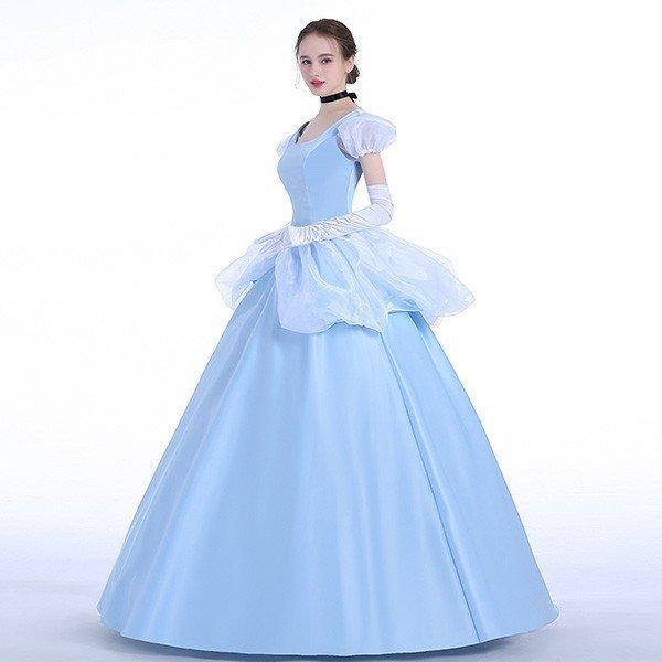 当店オススメ 大人用ドレス レディース シンデレラ プリンセス ドレス コスプレ コスプレ衣装 ハロウィン 女性用 大人用 ワンピース 女性用 レディース 大人 コスプレ衣装 キャラクター 仮装 ハロウィーン 代引 送料無料