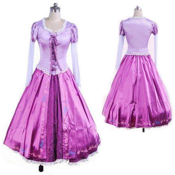 高い素材 塔の上のラプンツェル 髪長姫 コスプレ衣装 コスチューム衣装 ドレス ハロウィン コスプレ プリンセス ワンピース プリンセス 大人用 文化祭 21福袋 Assfa Org