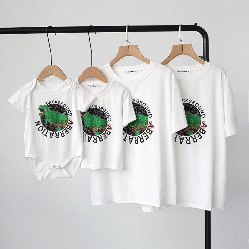 Seal限定商品 親子コーデ 親子ペアルック ベビー 赤ちゃん カバーオール ロンパース Tシャツ 親子ペア キッズ レディース メンズ 兄弟 恐竜 父の日 母の日 出産祝い 全日本送料無料 Www Aqtsolutions Com