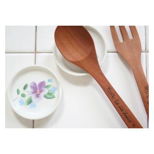 メゾンドマニー ヴィオレ 陶器 スプーンレスト