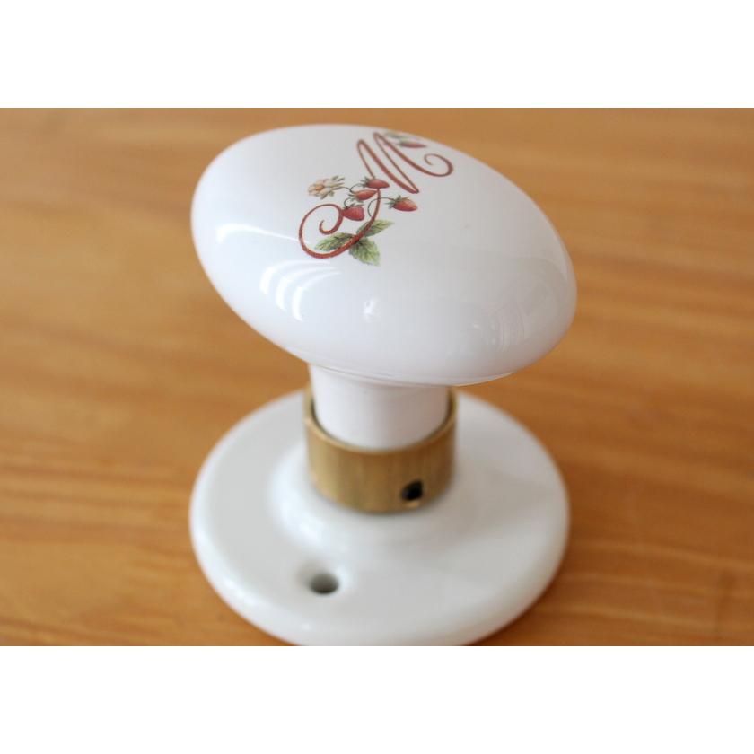 Many（食器） マニー レールデュロココ 陶器 オーバル型ドアノブ 