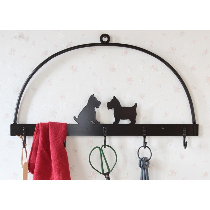 Many マニー テリア アイアン ハンガー平型 スコティッシュ・テリア