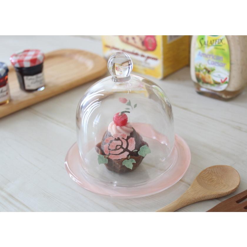 マニー ローズ⭐︎ケーキドームソーサー⭐︎Many 小さな一人サイズの