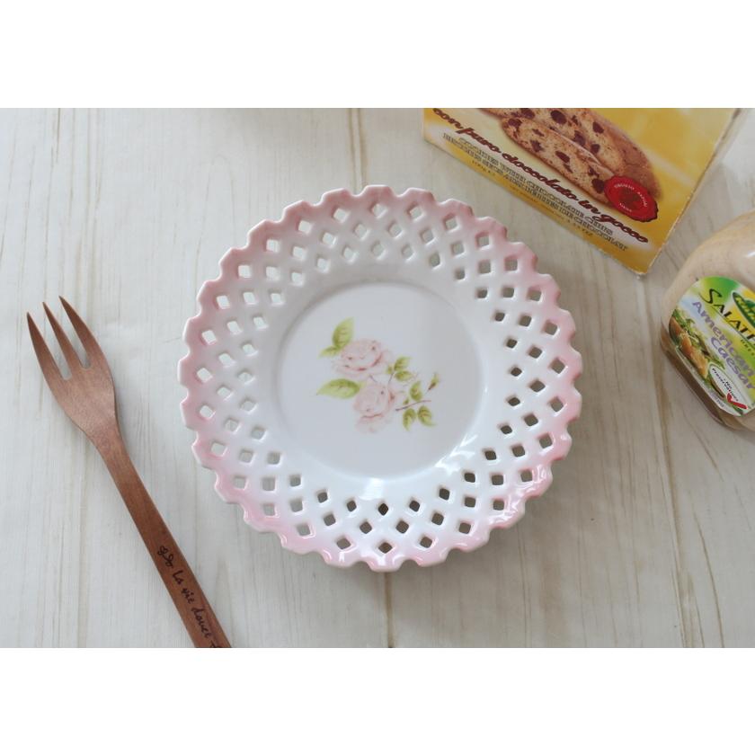 イマン ダイアナローズ 陶器大皿 イマンダイアナローズ浪漫和陶器 6寸