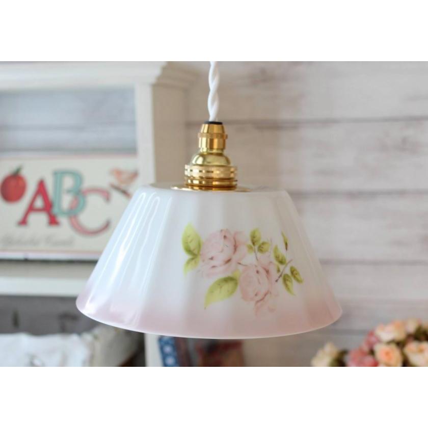 ♡イマン ダイアナローズ ガラスランプシェード imane ダイアナローズ ガラスシェード ペンダントライト 【公式通販】