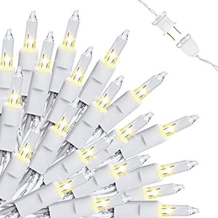 新しい LIDORE White Christmas String Light 21FT Bright 100 Count Xmas Tree Indoor LED電球、LED蛍光灯 新しい LIDORE White Christmas String Light 21FT Bright 100 Count Xmas Tree Indoor LED電球、LED蛍光灯