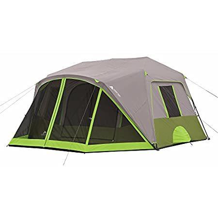 上品 送料無料 Ozark Bonus with Family Outdoors Camping Tent Cabin Instant 9-Person Trail 山岳テント