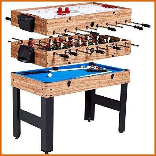 全日本送料無料 サッカー 48マルチテーブル3 1プールビリヤードair Hockeyテーブルサッカーsoccer For Kids 大流行中 Nooitmeergrasmaaien Be
