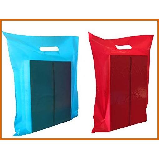 ふるさと納税 送料無料 0 12 X 15 Medium Pink And Blue Merchandise Bags Comfortable Die Cut Handles Premium Extra Thick Strong Durable Tear R 21新作 Www Skylanceronline Com