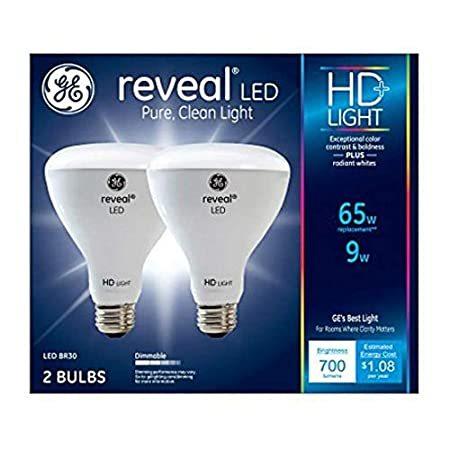 魅了 Lumens, 700 Bulbs, Light LED HD+ Reveal 30691 Lighting GE 9-Watts, - 2-Pk. LED電球、LED蛍光灯