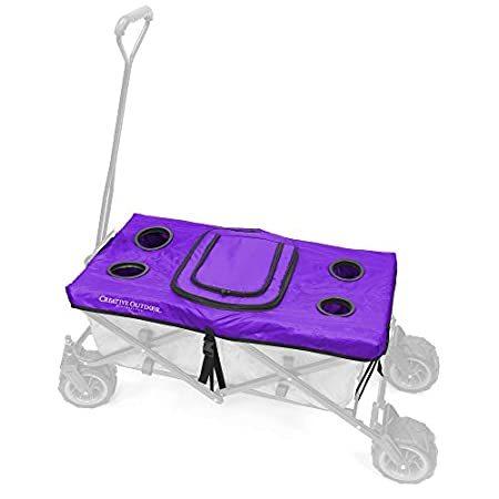 【限定販売】 Creative Purple | Accessory Cover Cooler Top Table Wagon Outdoor キャリーカート