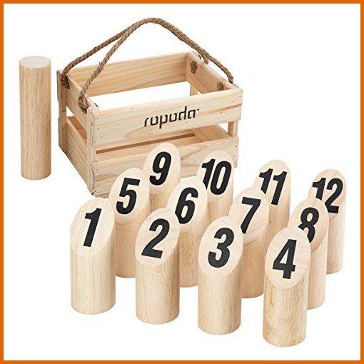 交換無料 ボウリングセット Ropoda 木製投げモルクキーゲームセット オリジナルゲーム 屋外庭 芝生ゲーム 子供と Seal限定商品 Technet 21 Org