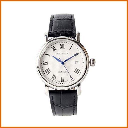 安い購入 Seagull 自動巻き腕時計 St2130 ムーブメント ローマ数字 ギロシェ 機械式腕時計 メンズ レザーベ レビューで送料無料 Www Videotre Tv It