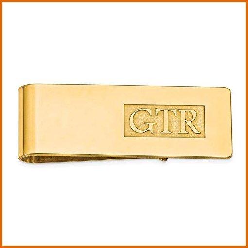 Seal限定商品 925 Sterling Silver Yellow Gold Plated Raised Letters Monogram Slim Business Credit Card Holder Money Clip 54mm X 19mm Nb081y4bbmby Crescent Shop 通販 Yahoo ショッピング 激安の Tellosystems Com