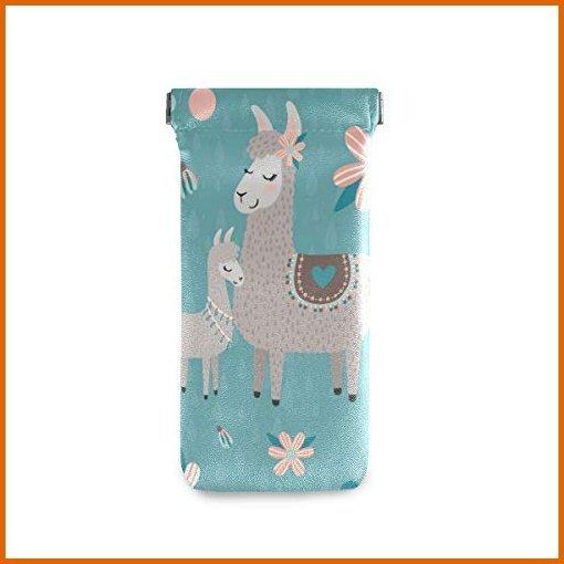 即発送可能 眼鏡 Juama Cute Llama Animals Sunglasses Case Pu Leather Eyeglasses Pouch For Women Men 送料無料 Ayurherbs In