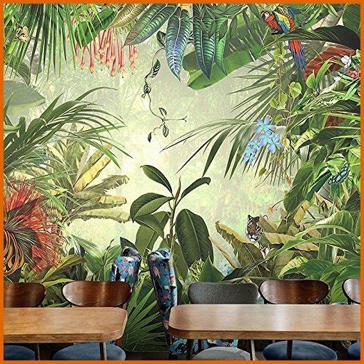人気ショップが最安値挑戦 ウォールデコレーション Custom 3d Stereo Tropical Rainforest Banana Leaf Photo Wallpaper Background Wallpaper Mural Painting Fresc 高質で安価 Cepici Gouv Ci