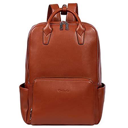 Bostanten 女性用 ノートパソコン用バックパック 女性用 15 6インチ コンピューター ノートパソコンバッグ ケース 本革 バックパック ノートパソコン パース 大学 ラージ デイパック 旅行 Crescent Shop Nb085t36r7hy 売り出し激安の