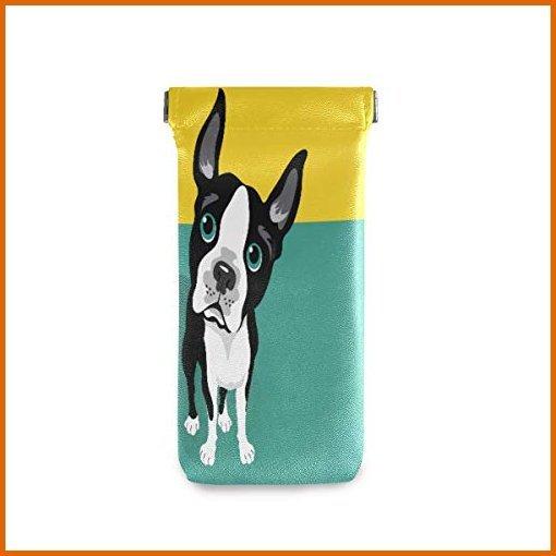 在庫有 眼鏡 Bettken サングラスポーチ 面白いボストンテリア 動物犬 ポータブル眼鏡ケース バッグ スクイーズト 受賞店舗 Demo Juniorkids Co Uk