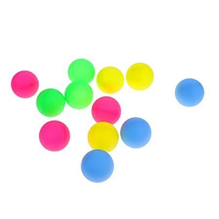 送料無料 Tongina 12 Pieces Pong Balls Multi-Functional Colorful Balls Table Tennis B ボール