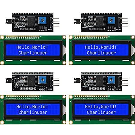Weewooday 8 Pieces IIC/ I2C/ TWI LCD Serial Interface Adapter and LCD Modul 交換用バッテリー