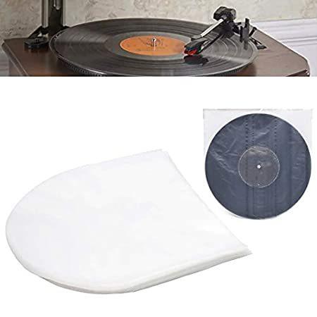 選ぶなら Cinlla 100枚 レコードコレクター用インナーカバー 防塵スリーブ 静電気防止 レコード耐久性バッグ ビニールレコードLPスリーブ 12インチ ターンテーブル